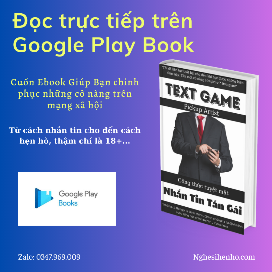 Text game trên Google Play Book